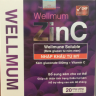 Kẽm Wellmum ZinC h*4 vỉ* 5 ống