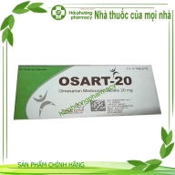 Osart-20 (olmesartan medoxomil 20 mg) hộp*3 vỉ*10 viên