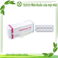 Cyplosart 50 ( losartan potassium 50 mg ) hộp*3 vỉ*10 viên