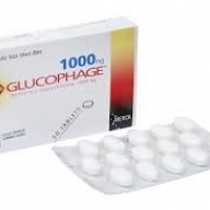 Glucophage 1000mg H*2 vỉ*15 viên