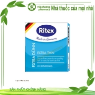 Bao cao su ritex extra dunn extra thin hộp*3 cái