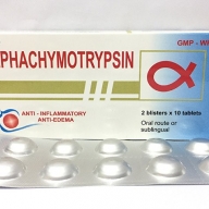 Alphachymotrypsin (armephaco) h* 2 vỉ* 10 viên