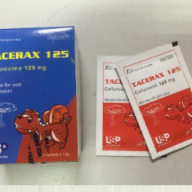 Tacerax 125 mg( cefuroxim 125mg) hộp*10 gói