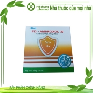 PD- Ambroxol 30 ( ambroxol HCL 60 mg/10 ml ) hộp*4 vỉ*5 ống*10 ml