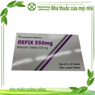 REFIX 550 mg ( Rifaximin 550 mg ) hộp*3 vỉ*10 viên