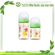 Bình sữa pigeon PPSU Plus WN3 phiên bản Nhật 240 ml hình ngôi sao (mầu xanh lá đậm)