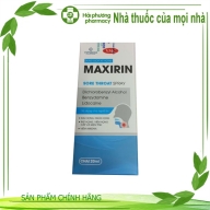 Dung dịch xịt họng Maxirin lọ*20 ml