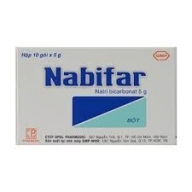 Nabicarbonat (nabifar) Hộp 10 gói
