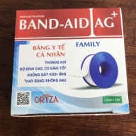 Băng dính y tế cá nhân Band-aid ag+ 1.25cm*2.5m hộp bé*1 cuộn