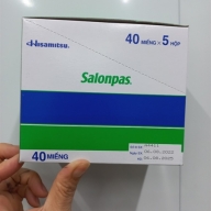 Cao dán giảm đau Salonpas Hộp to *5 hộp bé* 4 gói ( gói 10 miếng)