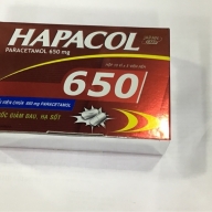 Hapacol 650mg - HG Hộp 10 vỉ * 10 viên