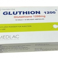 Thuốc tiêm Gluthion 1200 hộp*10 lọ va 10 ống dung môi