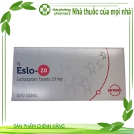 Eslo-20 ( Escitalopram 20 mg ) hộp*3 vỉ*10 viên