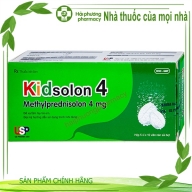 Kidsolon 4mg (Methyl Prednisolon) H* 5vỉ x10viên - USP