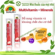 Sủi đức vị cam Sunlife Multivitamin & Minerals Effervescent Tuýp*20 viên