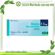 Bixebra 7,5 mg hộp 4 vỉ x 14 viên