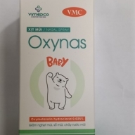 OXYNAS baby xịt mũi an toàn cho trẻ em từ 1 tuổi ( oxymetazolin 0.025% ) lọ*15ml