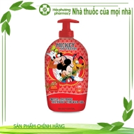 Gel tắm gội trẻ em Mickey and Friends chai 500ml