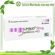 Sumiko 20mg (Paroxetine HCl) H*5 vỉ *10 viên