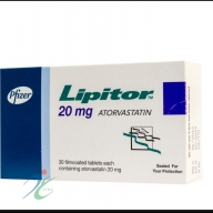 Lipitor 20mg hộp 30 viên