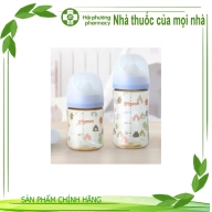 Bình sữa pigeon PPSU Plus WN3 phiên bản nhật 240 ml hình ngôi nhà (mầu tím)