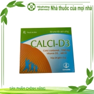 Calci-D3 ( calci carbonat 1250 mg, vitamin d3 440 IU ) dopharma hộp*24 gói*3g