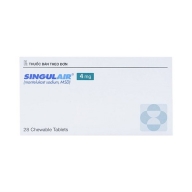 Singulair 5mg Hộp 2 vỉ x 14 viên