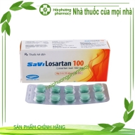 Savi Losartan 100 hộp*3 vỉ*10 viên