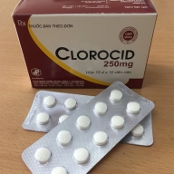 CLOROCID 250mg Hộp 10 vỉ * 10 viên