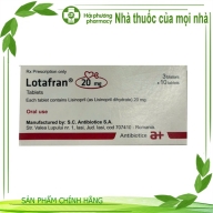 Lotafran 20 mg hộp*3 vỉ*10 viên