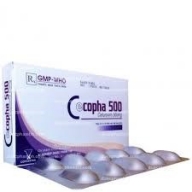 Cefuroxim 500 (cecopha 500) - Hộp 2 vỉ x 10 viên