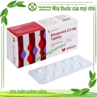 Bisoprolol 2,5 mg H*3 vỉ* 10 viên