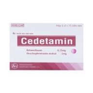 Cedetamin (cedesfarnin) Hộp 30 viên