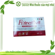 Viên uống bổ sung sắt, axit folic Ferinafevit Italy hộp*60 viên (TDN)