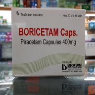 Boricetam caps(piracetam 400mg) hộp 100 viên
