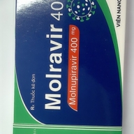 Molravir 400 (molnupiravir 400mg ) hộp*2 vỉ*10 viên