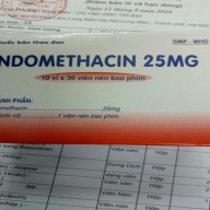 Indomethacin 25mg H*10 vỉ*30 viên - Armephaco