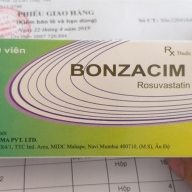 Bonzacim(Rosuvastatin 20mg) Hộp 30 viên