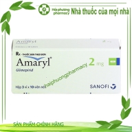 Amaryl ( glimepirid) 2mg sanofi h*3 vỉ*10 viên