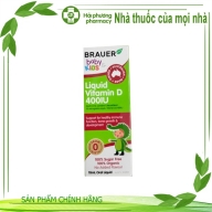 Brauer baby kids Liquid vitamim D 400 iu lọ*10 ml