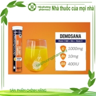 Sủi Demosana Vitamin C 1000+ zinc + D3 vị cam tuýp*20 viên (TDN)