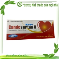 Savi Candesartan 8 ( Candestan Cilexetil 8 mg ) Hộp*3 vỉ*10 viên