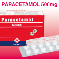 Paracetamol 500mg H*10vi*10 viên Vidipha