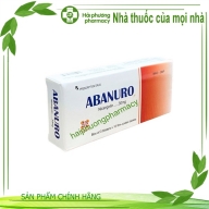 Abanuro (nicergolin 30 mg ) hộp*3 vỉ*10 viên