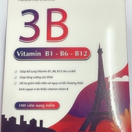 Vitamin 3b (b1-b6-b12) hộp*10 vỉ*10 viên