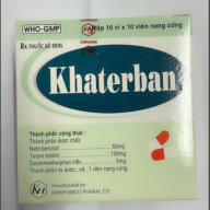 Khaterban viên nang Hộp*10 vỉ*10 viên