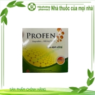 Profen ( ibuprofen 100mg/10ml ) cpc1 hộp*2 vỉ*5 ống