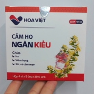 Cảm ho Ngân kiều hoa việt hộp*4 vỉ*5 ống