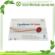 Ciprofibrate-5a farma ( Ciprofibrat 100 mg ) hộp*3 vỉ*10 viên