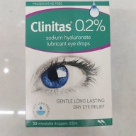 Clinitas 0,2% 0.5ml H* 30 ống - Nước mắt nhân tạo